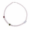 Floating Forms Necklace- Sapphire, Olive, and Mocha