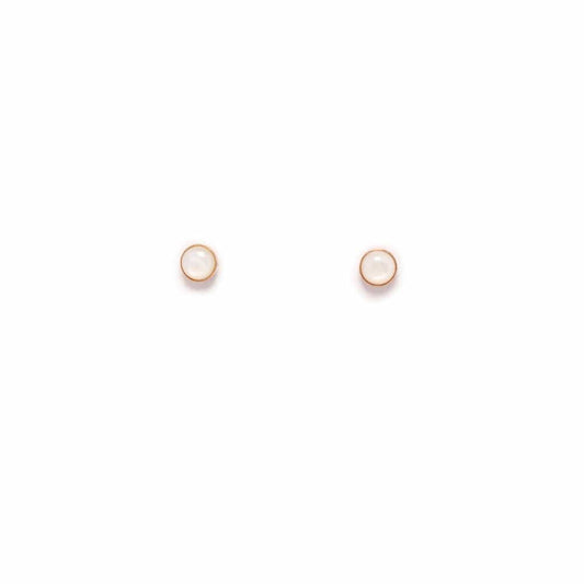 Gold Fill Mother of Pearl Studs