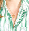 gold-vote-necklace handmade jewelry by michelle starbuck designs