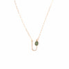 Jade Asymmetrical Arch Necklace
