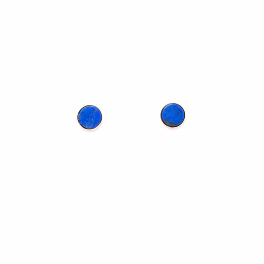 Lapis Circle Studs
