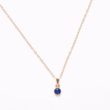 Lapis Tiny Charm Necklace