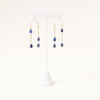 Lapis Teardrop Minimal Charm Necklace
