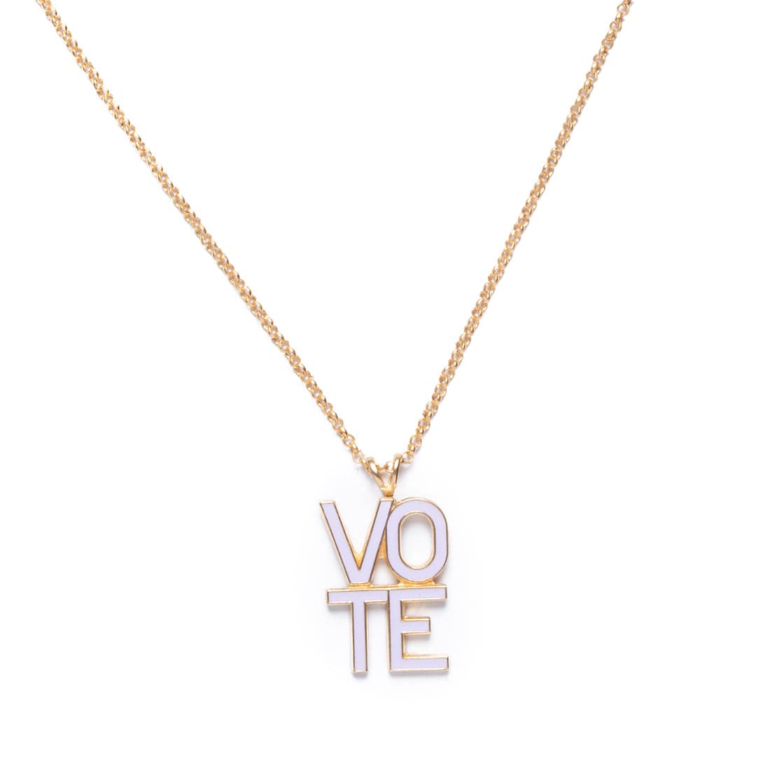 lilac-vote-necklace handmade jewelry by michelle starbuck designs