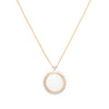 Laurel Pendant Necklace in Mother of Pearl