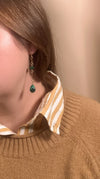 Malachite Drop Earrings