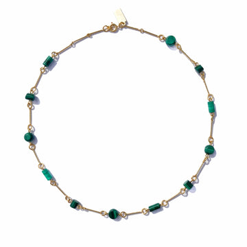 Malachite Composition Necklace