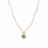 Malachite Vintage Starburst Charm Necklace