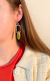 Amulet Earrings in Serpentine