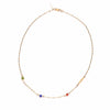 Minimal Charm Necklace- Jade, Pearl, Carnelian, and Vintage Glass