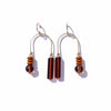 Composition Swing Earrings in Mocha