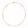 Gold Plated Mother of Pearl Fish Minimal Charm Necklace