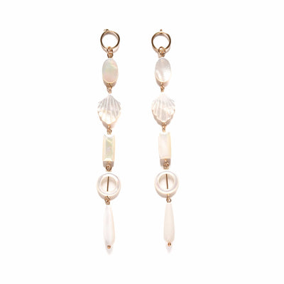 Mother of Pearl Charm Earrings