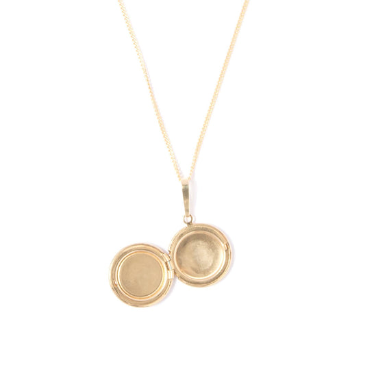 Nova Locket Necklace in Navy