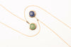 Nova Locket Necklace in Olive