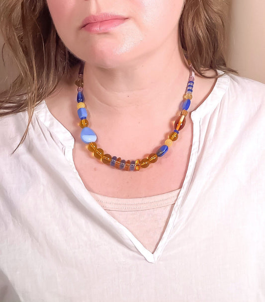 One of a Kind Beaded Necklace #10