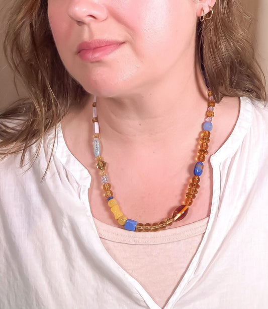 One of a Kind Beaded Necklace #12