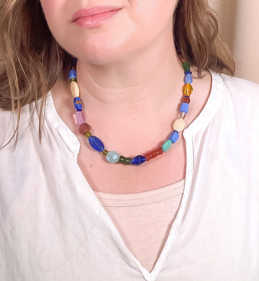 One of a Kind Beaded Necklace #4