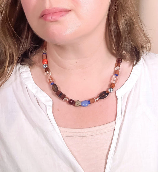 One of a Kind Beaded Necklace #6