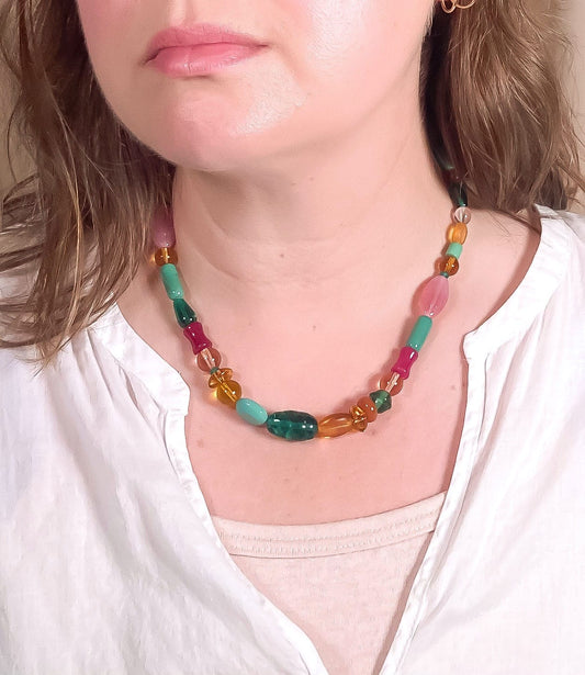 One of a Kind Beaded Necklace #8