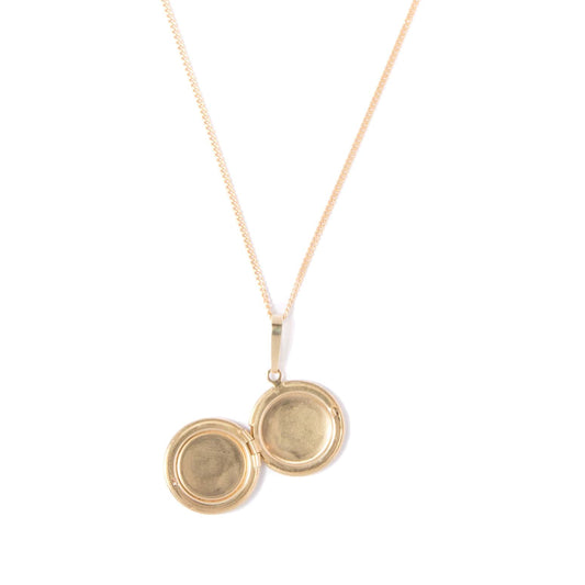 Nova Locket Necklace in Olive