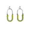 Olive + Chartreuse Balance Earrings