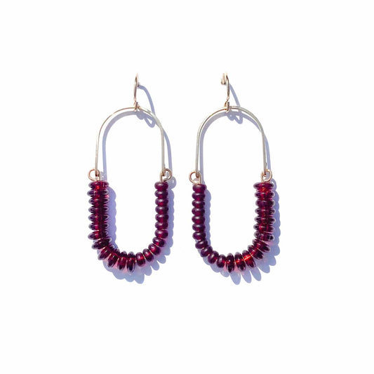 Oxblood Balance Earrings