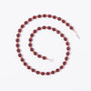 Oxblood + Carnelian Glass Beaded Necklace