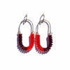Oxblood + Hyacinth Balance Earrings