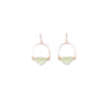 Peridot Glass Deco Earrings