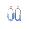 Sapphire + Periwinkle Balance Earrings