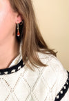 Red Jasper Cone Earrings