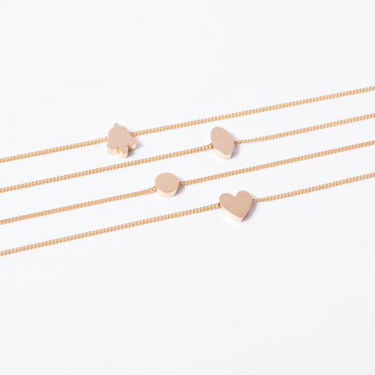 Vintage Brass Slider Necklaces