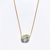 Small Oval Lampwork Bead Necklace