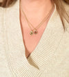 Carnelian Vintage Starburst Charm Necklace