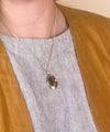 Mother of Pearl Oval Locket Necklace