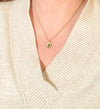 Tiger's Eye Vintage Starburst Charm Necklace