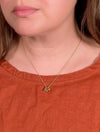 Tiny Brass Shapes Necklace