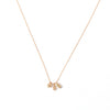 Tiny Brass Shapes Necklace