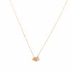 Tiny Brass Shapes Necklace