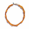 Topaz Glass Beaded Necklace