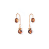 Tortoise Asymmetrical Arch Earrings