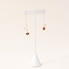 Tortoise Contour Drop Earrings