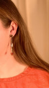 Tortoise Mismatched Composition Earrings