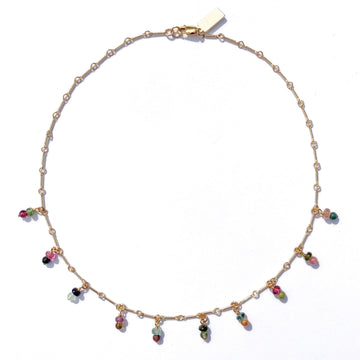 Tourmaline Charm Necklace