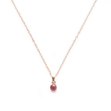 Tourmaline Tiny Charm Necklace