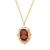 Vintage Cameo Locket Necklace