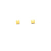 Vintage Enamel Ivory Square Studs