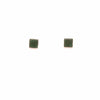 Wyoming Jade Square Studs