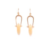 Amulet Earrings in Yellow Jade